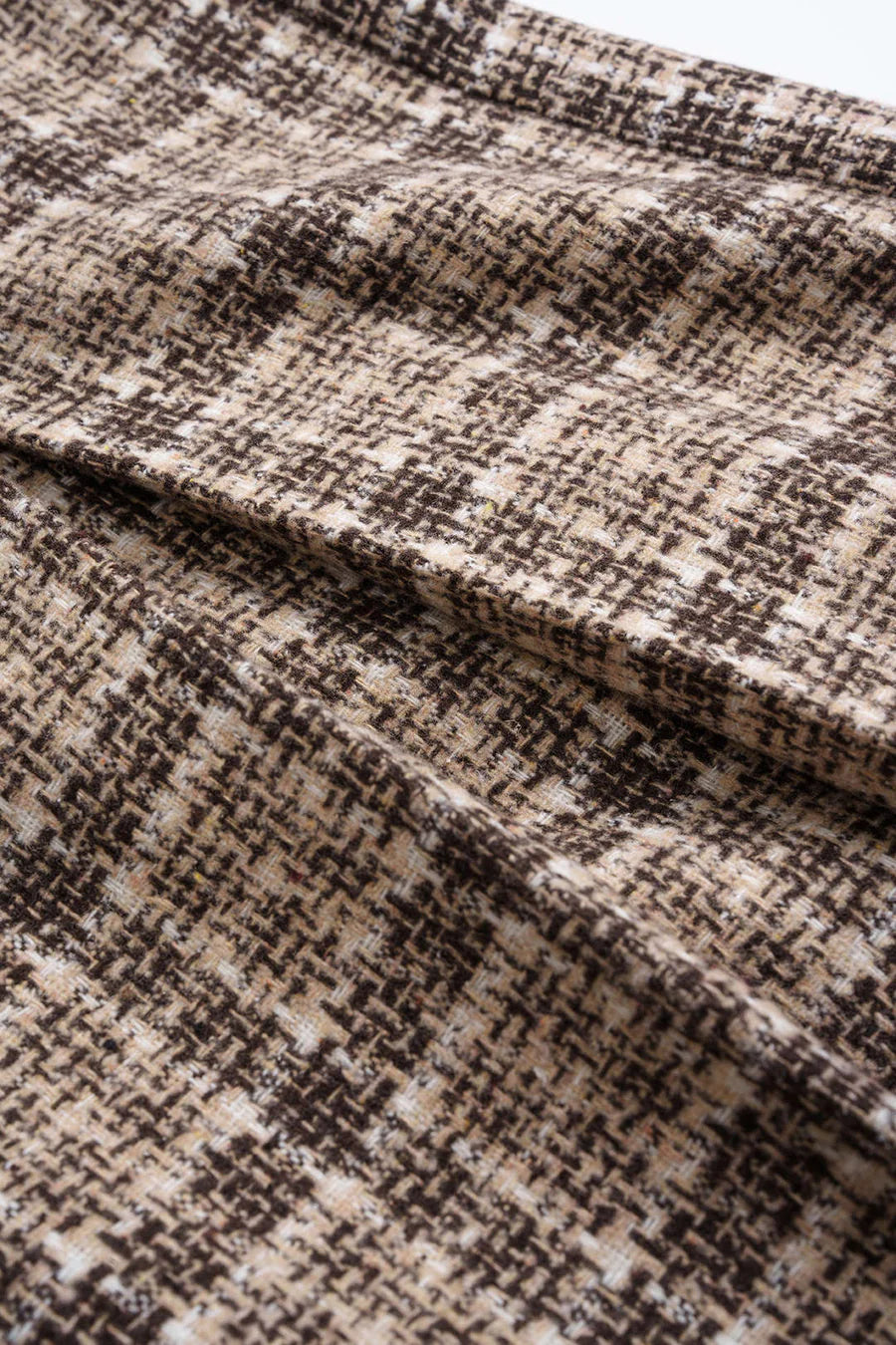 Plaid Printed High Waist Pants