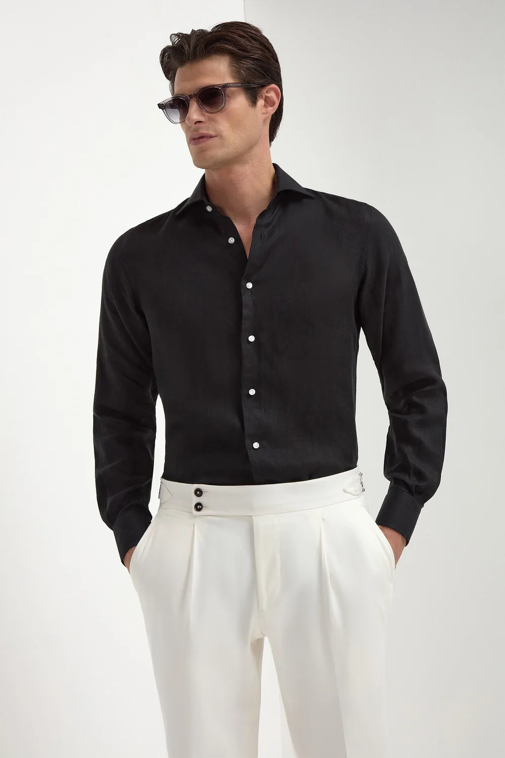 Black linen Shirt