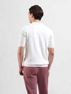 Basic knitted polo T-shirt