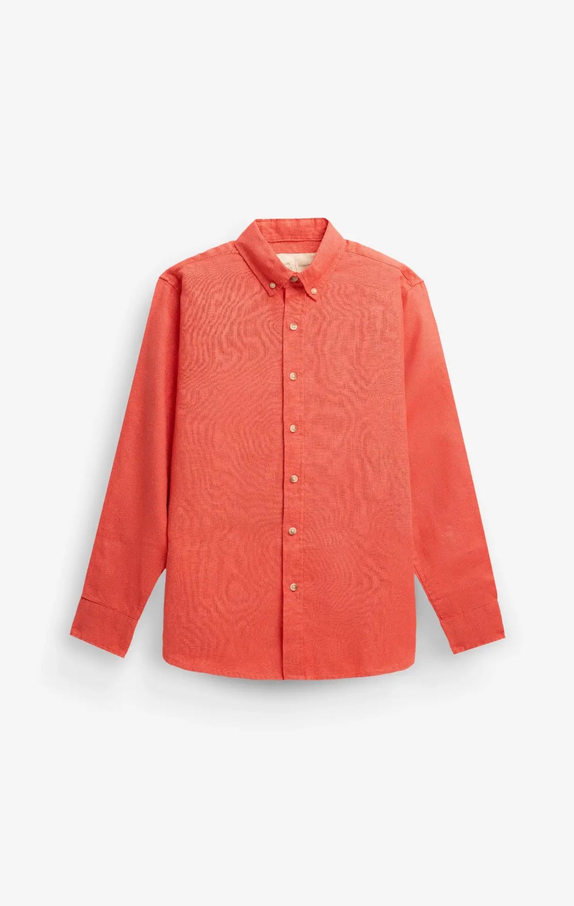 VELAIR LINEN Peach Orange Shirt