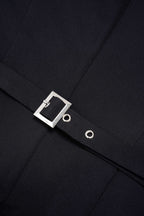 Deep V-neck Long Sleeves Dress