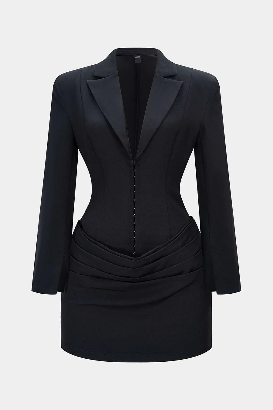 Deep V-neck Long Sleeves Dress