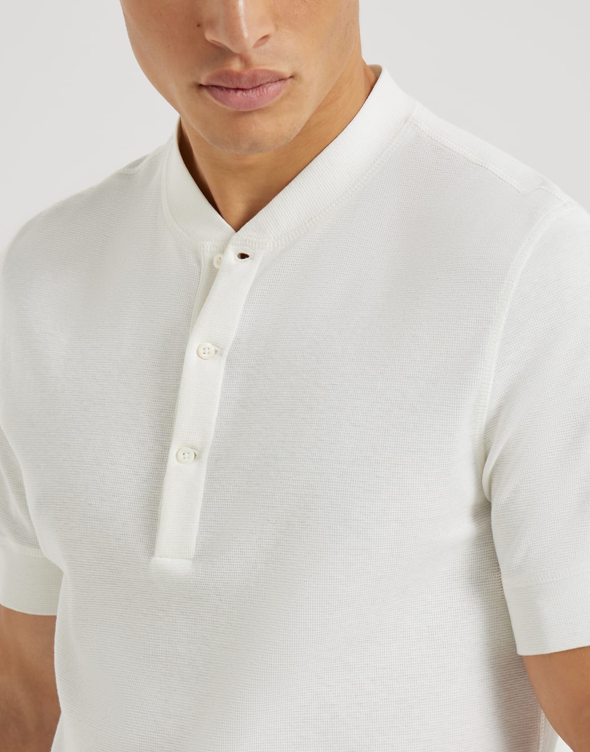 Half Sleeves Henley T-shirt