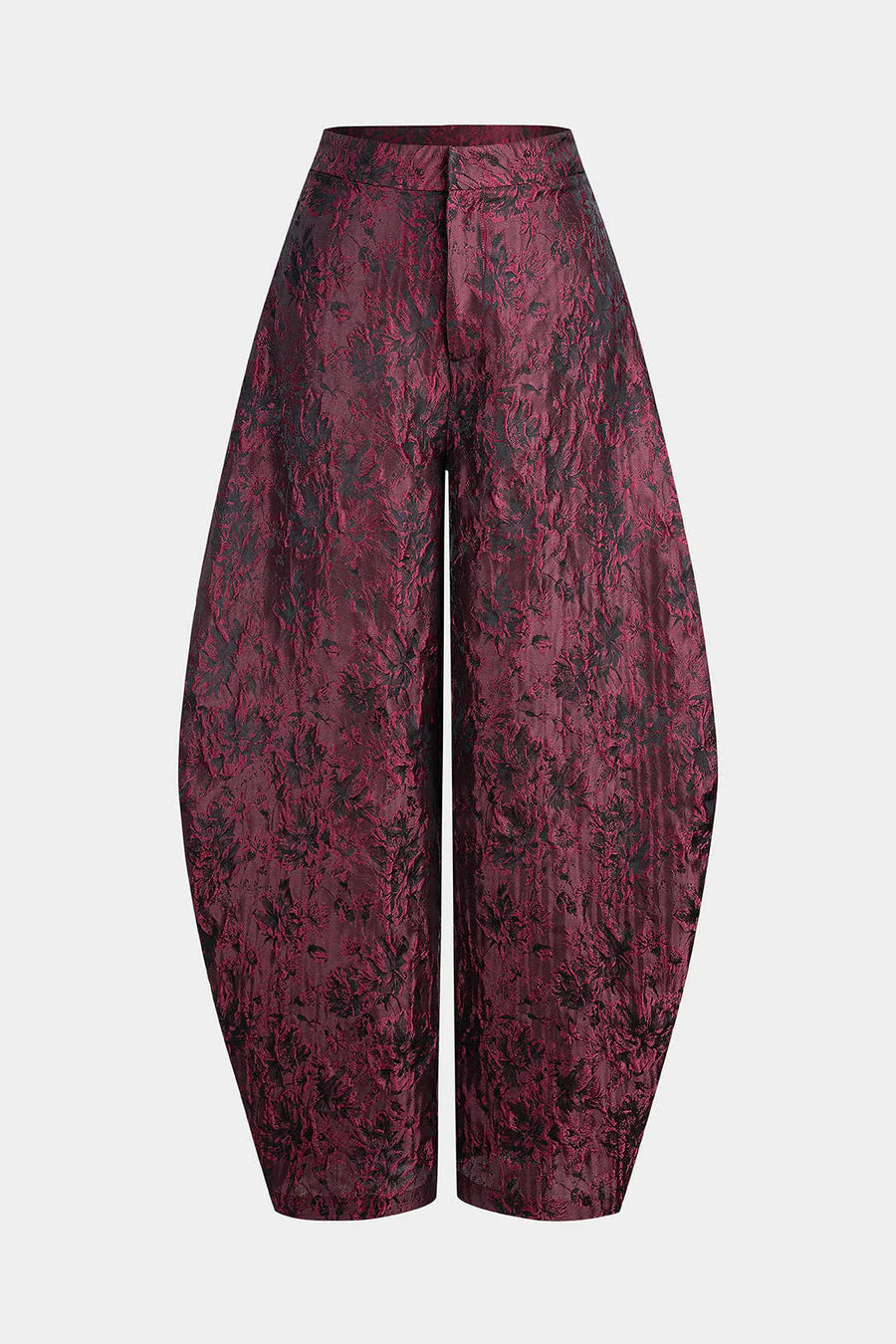 Floral Jacquard Pants
