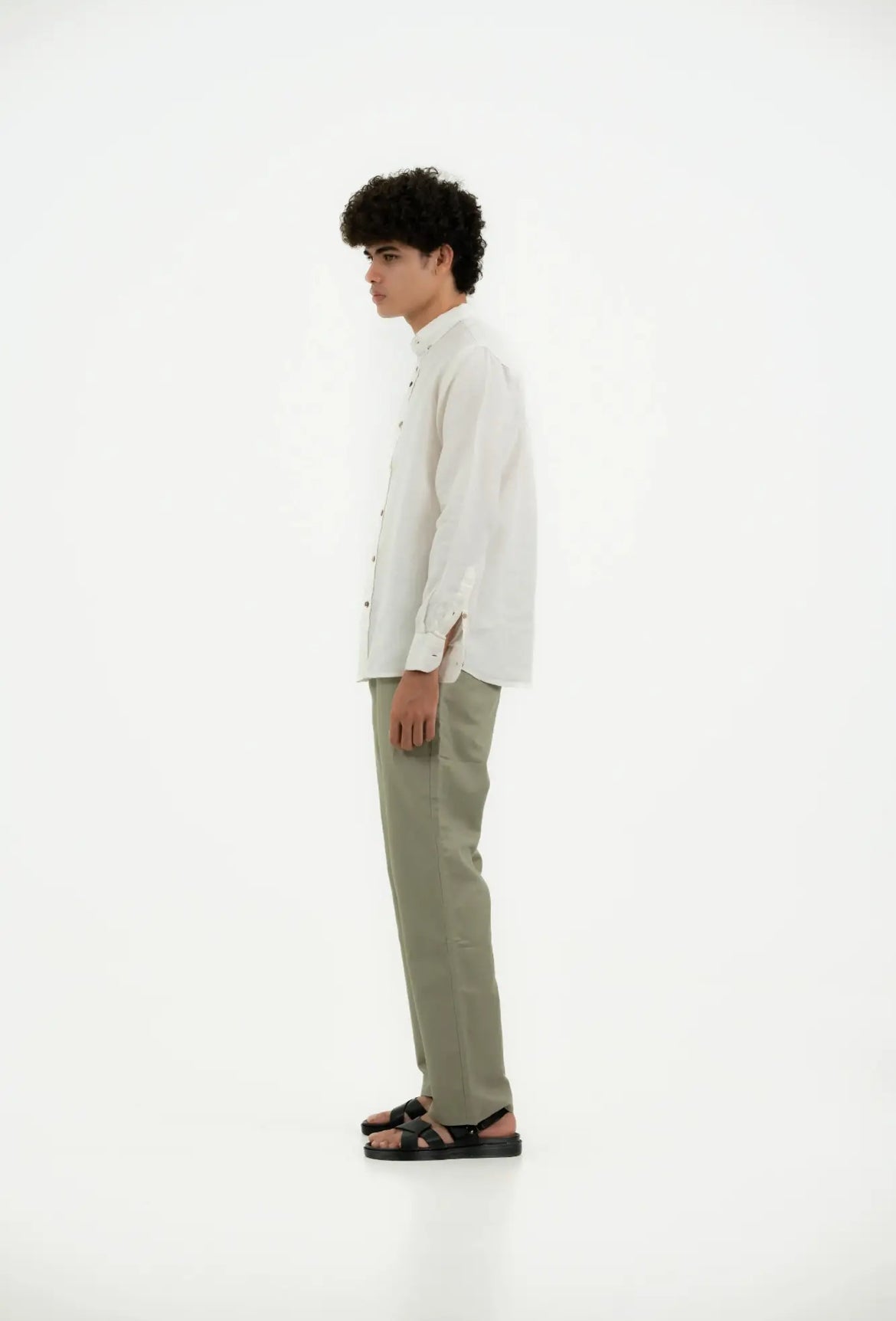 VELAIR LINEN Paper White Shirt