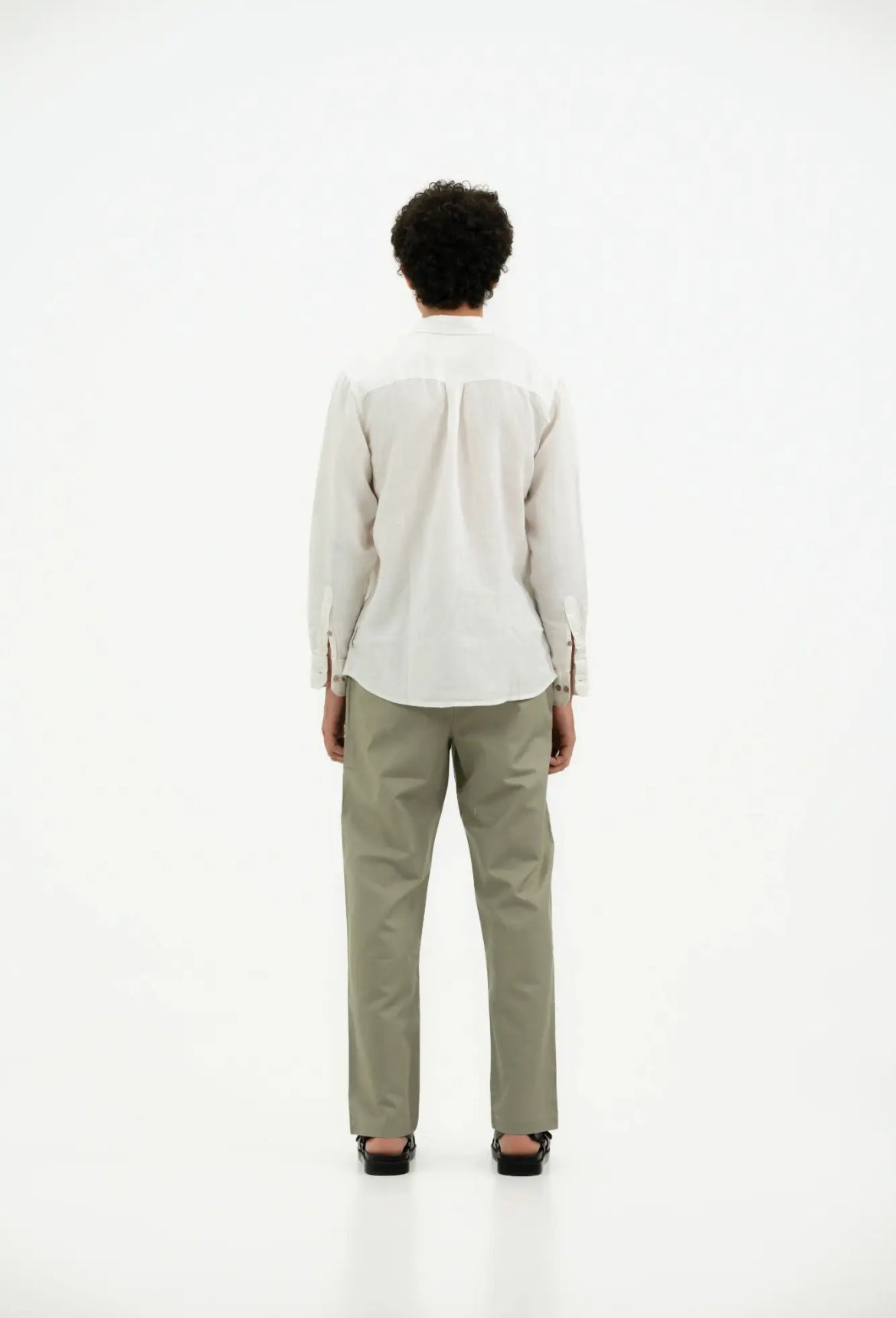 VELAIR LINEN Paper White Shirt