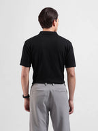 Basic knitted polo T-shirt