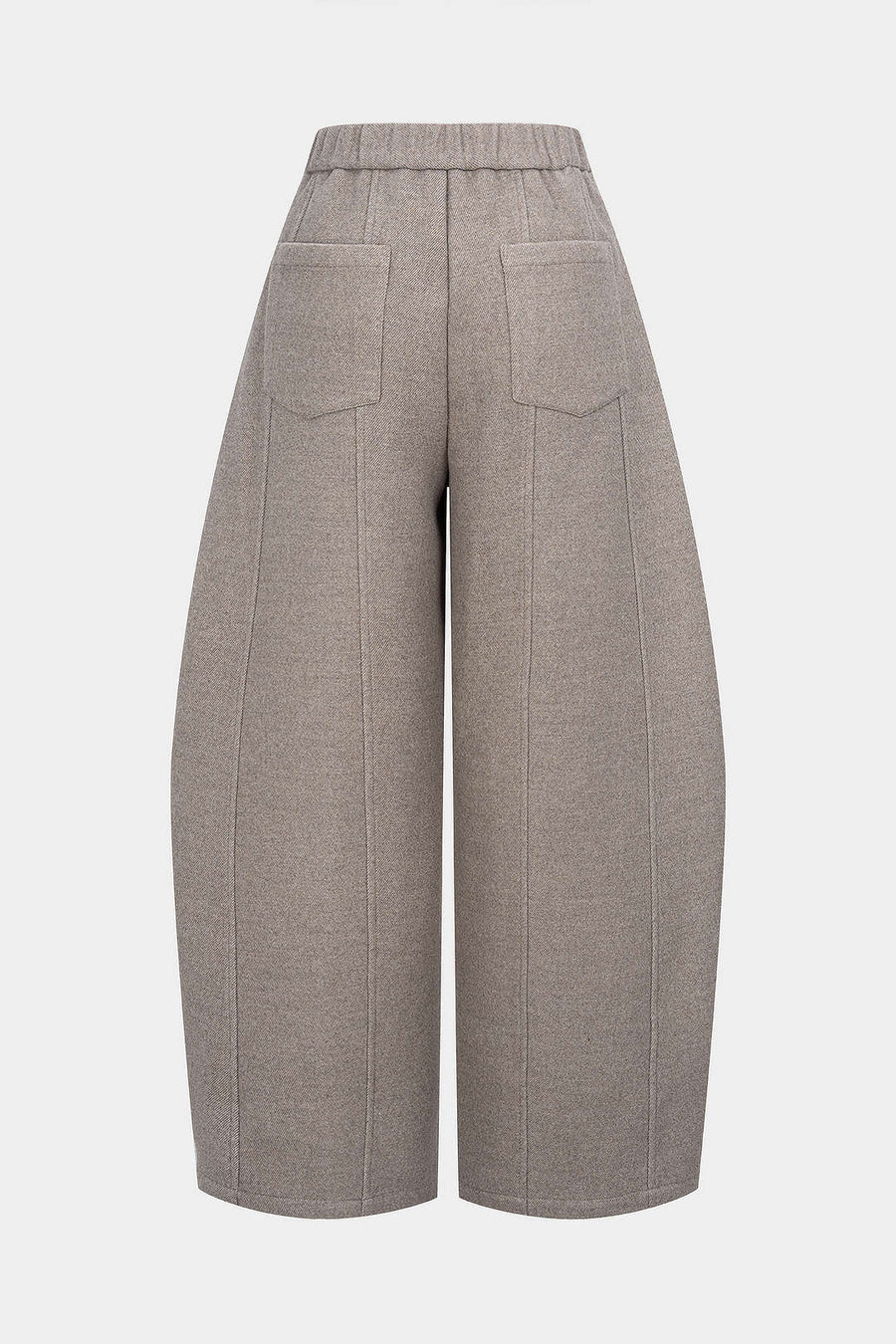 Solid Pocket Wide Leg Pants