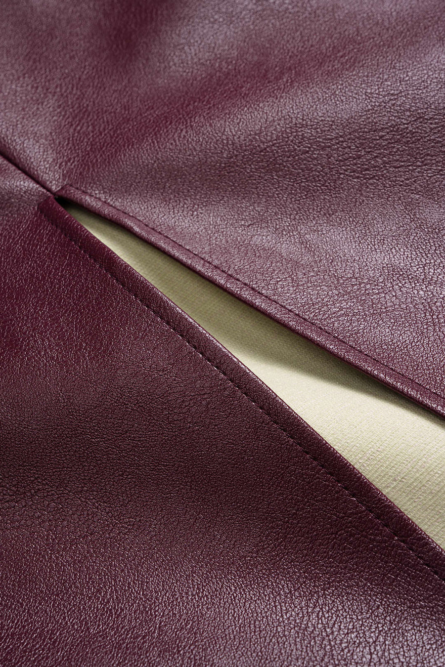 Leather Zipper Skirt