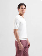 Basic knitted polo T-shirt